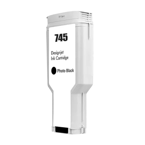 MTGUIWF 300 ml kompatible Tintenpatrone Kompatibel mit HP745 DesignJet Z2600 Z5600 Drucker-Plotter-Tintenstrahl-Tintenpatrone(745-PBK) von MTGUIWF