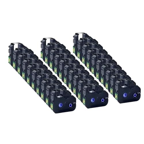 MTGUIWF 5 10 20 30 40pcs Drucker LB-200BK MK-RS100B PT-200BK kompatibel mit MK2600 MK2500 MK2100 MK2000 MK1500 MK1100 M-11C und ähnliche Modelle(LB-200BK 30PCS) von MTGUIWF
