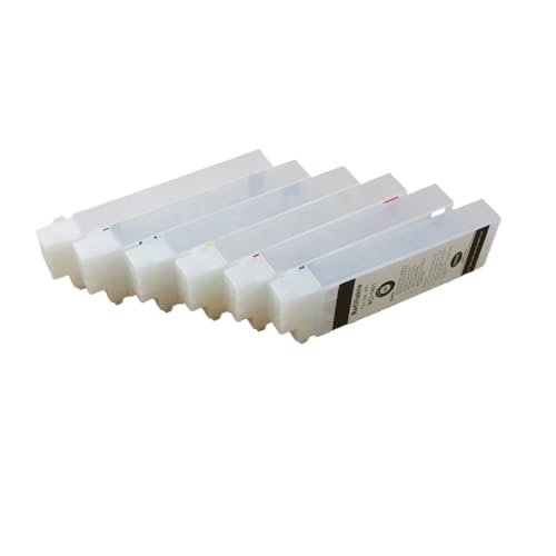 MTGUIWF 6 Stück Set kompatible nachfüllbare Patronen mit Chip Kompatibel mit IPF605 650 655 750 755 PFi 102 Drucker von MTGUIWF