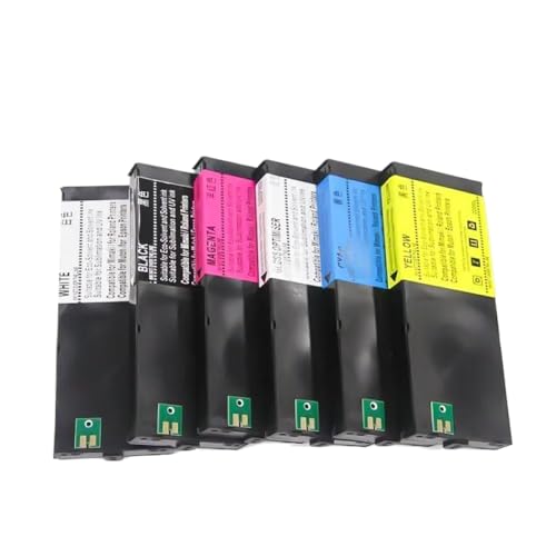 MTGUIWF Kompatible ECO-Tintenpatrone Kompatibel mit Roland LEF-300 LEF-20 LEF-12 LEJ-640FT LEJ-640 LEC-540 LEC-330 Drucker(7 Color 1set) von MTGUIWF