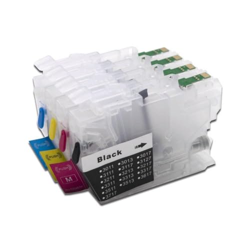MTGUIWF Kompatible Nachfülltintenpatrone Kompatibel mit LC3017 LC3019, geeignet Kompatibel mit J5330 J6530 J6930 J6730 MFC-J5330DW MFC-J6530DW MFC-J6930DW MFC-J6730(LC3017) von MTGUIWF
