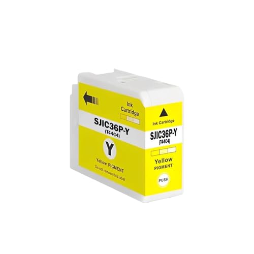 MTGUIWF Kompatible Tinte Kompatibel mit SJIC36P T44C1 T44C2 T44C3 T44C4 Pigmenttinte Kompatibel mit ColorWorks CW-C6030A CW-C6030P CW-C6530A CW-C6530P von MTGUIWF