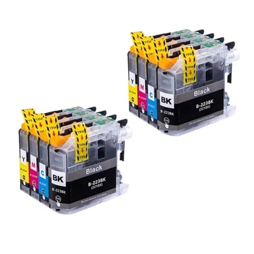 MTGUIWF Kompatible Tintenpatrone Kompatibel mit Drucker DCP-J562DW J4120DW MFC-J480DW J680DW J880DW J5320DW LC223 LC221 223(2 Set) von MTGUIWF