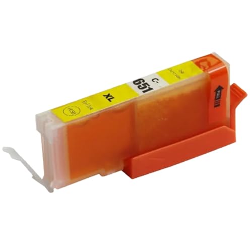 MTGUIWF PGI650XL CLI651XL kompatibles Tintenpatronenset Kompatibel mit MG5560 Drucker(4PCS 651 Yellow) von MTGUIWF