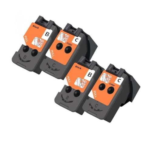 MTGUIWF QY6-8002 QY6-8018 Druckkopf kompatibel mit CA91 CA92 Tintenpatrone Kompatibel mit kompatible G1400 G1410 G2400 G2410 G3400 G3410 G4400 G4410 Drucker(2BLACK 2COLOR) von MTGUIWF