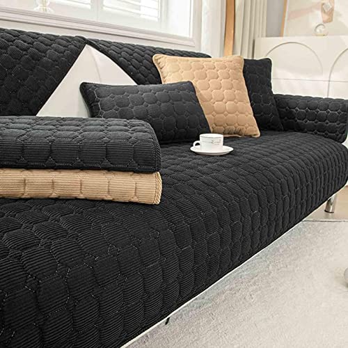 MTHGH Couch Bezug Sofa Überzug L Form Sofaschutz rutschfeste Sofadecke Sofaschutz Katze Sofabezug u Form Sofabezug Ersetzen,#10-110x210cm von MTHGH