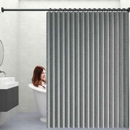 MTHGH Falttürvorhang,Mit Teleskopstange,Magnetischer Türvorhang mit Verdunkelung, Faltbarer Raumteiler für Bad/Schlafzimmer/Wohnzimmer, Akkordeon-Design(01,240W*180H) von MTHGH