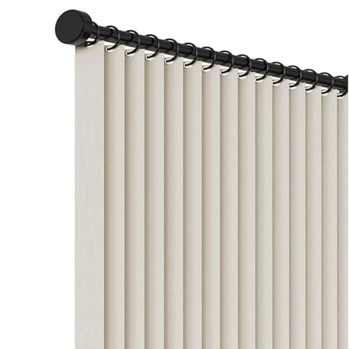 MTHGH Falttürvorhang,Mit Teleskopstange,Magnetischer Türvorhang mit Verdunkelung, Faltbarer Raumteiler für Bad/Schlafzimmer/Wohnzimmer, Akkordeon-Design(02,W100*H200cm) von MTHGH