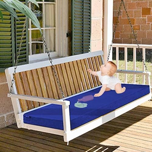 MTHGH Schaukel Auflage Cushion for Swing, Garden Swing Cushion,Wasserdichter, Abnehmbarer Bezug,Outdoor Kissen Wetterfest Mit Füllung Sitzauflagen Gartenmöbel(1,79 * 38 * 8cm) von MTHGH