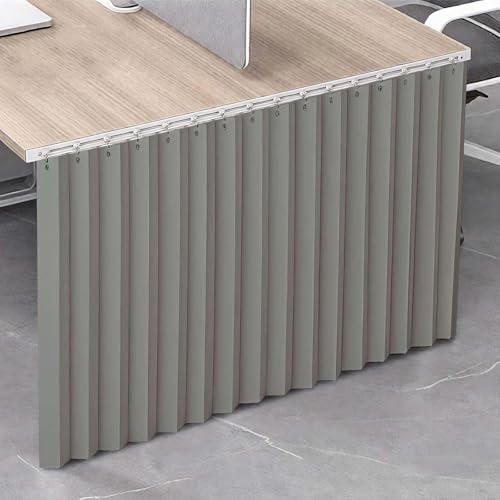 MTHGH Schrankvorhang Zum Schieben Vorhang Für Regale Vorhang Küchenschrank Schrank Vorhang Selbstklebend Vorhang Mit Schiene Schrankvorhänge Regal Vorhang,#2-W230xH100cm von MTHGH