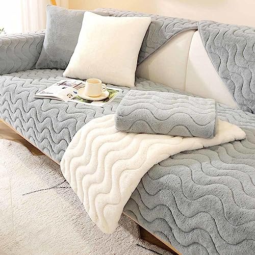 MTHGH Sofabezug Antirutsch,Sofa/Couch überzug/überwurf, Sofa überwurfdecke, Warmer Super Weicher Fleecedecke Sofabezug für Sofa L Form/U Form/Ecksofa 3/2/1 Sitzer,A-110x240cm MTHGH Sofabezug Antirutsch,Sofa/Couch überzug/überwurf, Sofa überwurfdecke, Warmer Super Weicher Fleecedecke Sofabezug für Sofa L Form/U Form/Ecksofa 3/2/1 Sitzer,A-110x240cm von MTHGH