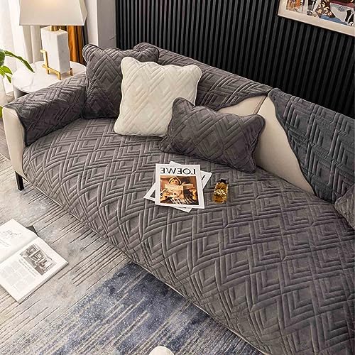 MTHGH Sofabezug rutschfeste Sofadecke，sofaschutz1 2 3 4-Seater L Shape Sofaschoner,Hund Katze Überwurf Hundedecke Ecksofa Sofa Schutzdecke Sofaschutz Hund Kratzschutz Katze (Black, 110x180cm) von MTHGH