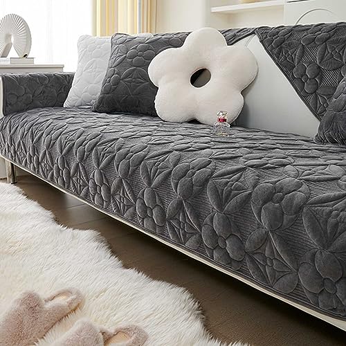 MTHGH Sofabezug rutschfeste Sofadecke，sofaschutz1 2 3 4-Seater L Shape Sofaschoner,Hund Katze Überwurf Hundedecke Ecksofa Sofa Schutzdecke Sofaschutz Hund Kratzschutz Katze (black1, 110x240cm) von MTHGH