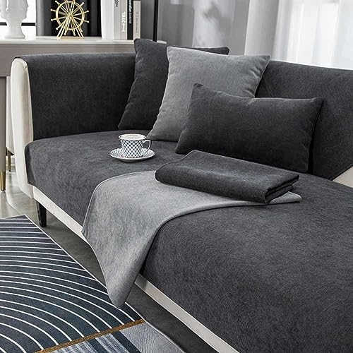 MTHGH Sofaschoner rutschfest Sitzfläche Wasserdicht I Form Katze Hund Ecksofa 3 Sitzer Sofa Überzug Ecksofa 2 Sitzer Couch Cover Schonbezug Sofa Couchbezug ,B-110x160cm von MTHGH