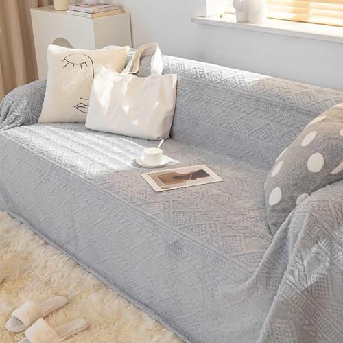 MTHGH Sofaüberwurf Decke Ecksofa L Form XXL Sofaüberwurf Samt rutschfest Decke Sofa Decken Für Sofa Sofadecke Couch Überwurf Thermo Sofadecke Tagesdecke Sofaüberwurf,F-180x200cm von MTHGH