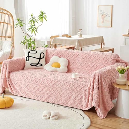 MTHGH Sofaüberwurf Decke Ecksofa L Form XXL Sofaüberwurf Samt rutschfest Decke Sofa Decken Für Sofa Sofadecke Couch Überwurf Thermo Sofadecke Tagesdecke Sofaüberwurf,K-180x230cm von MTHGH