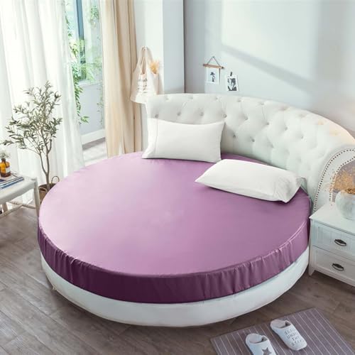 MTHGH Spannbettlaken Rund Matratzenbezug Wasserdichtes Matratzen Topper Matratzenschoner Weich Und Atmungsaktiv Bettlaken Bed Sheets BettwäSche Mattress Protector(#10,200x200CM) von MTHGH