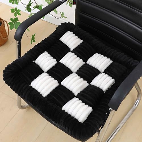 MTHGH Stuhlkissen 50 * 50cm Sitzkissen Futonmatte Tatami-Matte Langzeit-Sitzbodenstuhlmatte Büro-Esszimmerstuhlmatte Sitzauflagen Gartenmöbel Kissen für drinnen und draußen(a1) von MTHGH