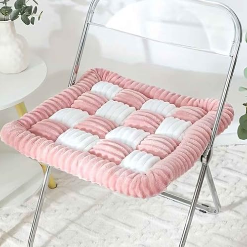 MTHGH Stuhlkissen 50 * 50cm Sitzkissen Futonmatte Tatami-Matte Langzeit-Sitzbodenstuhlmatte Büro-Esszimmerstuhlmatte Sitzauflagen Gartenmöbel Kissen für drinnen und draußen(a4) von MTHGH