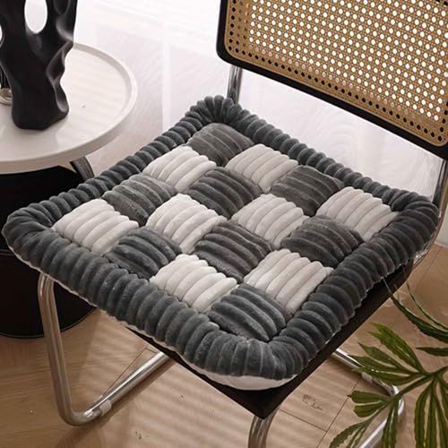 MTHGH Stuhlkissen 50 * 50cm Sitzkissen Futonmatte Tatami-Matte Langzeit-Sitzbodenstuhlmatte Büro-Esszimmerstuhlmatte Sitzauflagen Gartenmöbel Kissen für drinnen und draußen(a6) von MTHGH