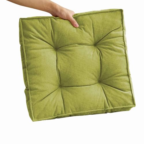 MTHGH Stuhlkissen Sitzkissen 45 * 45cm Futonmatte Tatami-Matte Langzeit-Sitzbodenstuhlmatte Büro-Esszimmerstuhlmatte Sitzauflagen Gartenmöbel Kissen für drinnen und draußen(C) von MTHGH