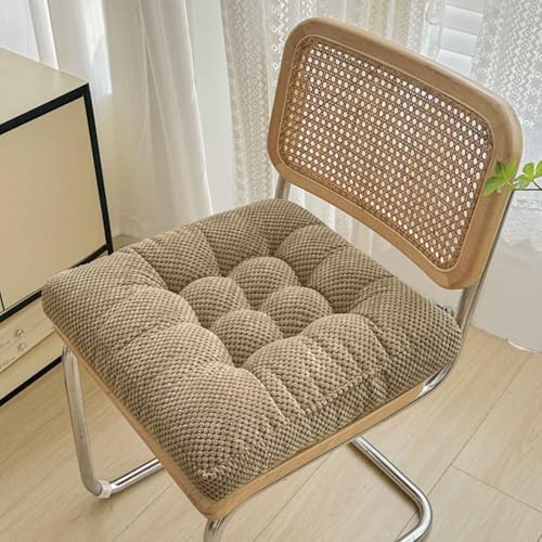 MTHGH Stuhlkissen Sitzkissen 45 * 45cm Futonmatte Tatami-Matte Langzeit-Sitzbodenstuhlmatte Büro-Esszimmerstuhlmatte Sitzauflagen Gartenmöbel Kissen für drinnen und draußen(C) von MTHGH