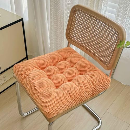 MTHGH Stuhlkissen Sitzkissen 45 * 45cm Futonmatte Tatami-Matte Langzeit-Sitzbodenstuhlmatte Büro-Esszimmerstuhlmatte Sitzauflagen Gartenmöbel Kissen für drinnen und draußen(D) von MTHGH