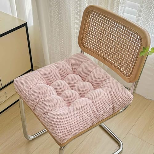 MTHGH Stuhlkissen Sitzkissen 45 * 45cm Futonmatte Tatami-Matte Langzeit-Sitzbodenstuhlmatte Büro-Esszimmerstuhlmatte Sitzauflagen Gartenmöbel Kissen für drinnen und draußen(H) von MTHGH