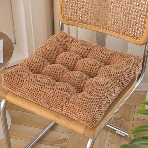 MTHGH Stuhlkissen Sitzkissen Futonmatte Tatami-Matte Langzeit-Sitzbodenstuhlmatte Büro-Esszimmerstuhlmatte Sitzauflagen Gartenmöbel Kissen für drinnen und draußen(014,50 * 50cm) von MTHGH