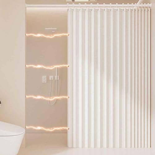 MTHGH Türvorhang Mit Stange Raumteiler Vorhang Gardinen Verdunkelnd Falttüren Innentüren Verdunkelungsvorhänge Schrankvorhang Für Offenen Kleiderschrank(*1,W 220*H 250cm) von MTHGH