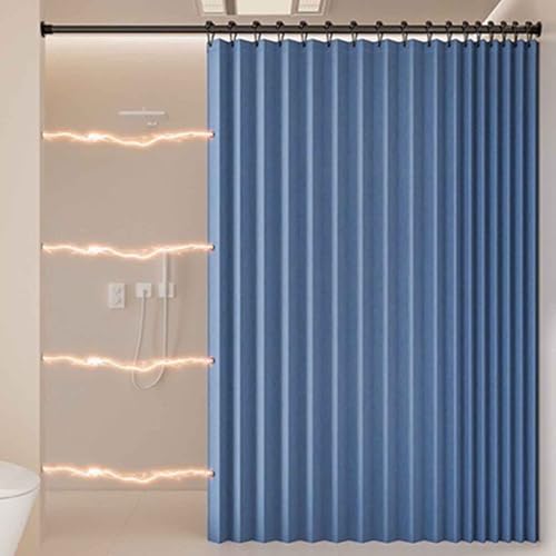 MTHGH Türvorhang Mit Stange Raumteiler Vorhang Gardinen Verdunkelnd Falttüren Innentüren Verdunkelungsvorhänge Schrankvorhang Für Offenen Kleiderschrank(*3,W 80*H 200cm) von MTHGH