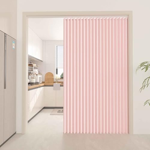 MTHGH Türvorhang Mit Stange Raumteiler Vorhang Gardinen Verdunkelnd Falttüren Innentüren Verdunkelungsvorhänge Schrankvorhang Für Offenen Kleiderschrank(*4,W 300*H 240cm) von MTHGH