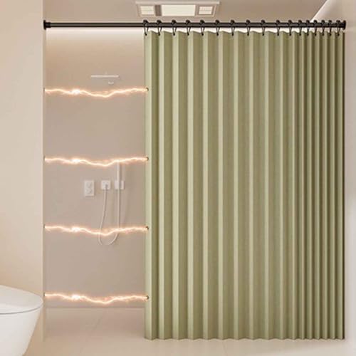 MTHGH Türvorhang Mit Stange Raumteiler Vorhang Gardinen Verdunkelnd Falttüren Innentüren Verdunkelungsvorhänge Schrankvorhang Für Offenen Kleiderschrank(*5,W 120*H 200cm) von MTHGH