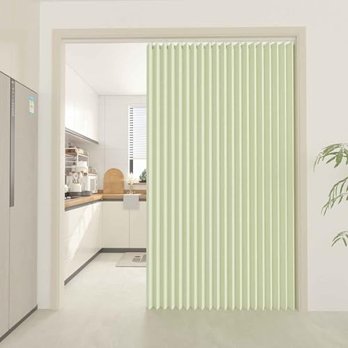 MTHGH Türvorhang Mit Stange Raumteiler Vorhang Gardinen Verdunkelnd Falttüren Innentüren Verdunkelungsvorhänge Schrankvorhang Für Offenen Kleiderschrank(*5,W 300*H 220cm) von MTHGH