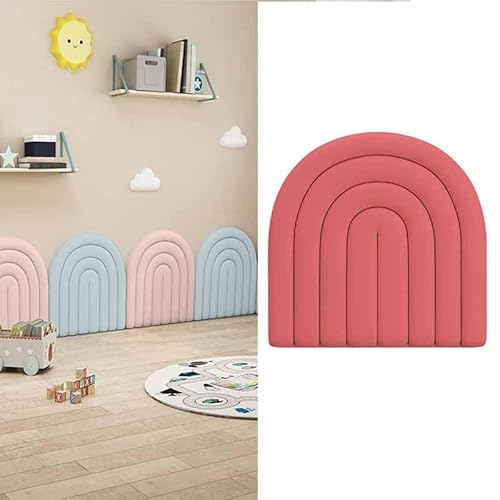 MTHGH Wandpaneele Gepolstert Wandkissen Selbstklebend 3D Selbstklebend Wandaufkleber Paneele Wand,40 * 40cm Wandkissen Bett Selbstklebend Leder Polsterpaneel Wandkissen(8) von MTHGH