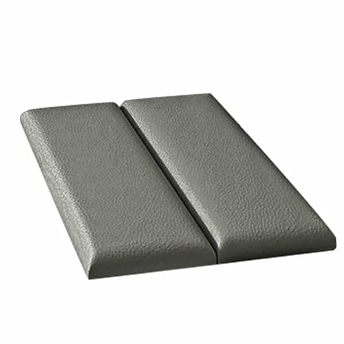 MTHGH Wandpaneele Gepolstert Wandkissen Selbstklebend 3D Selbstklebend Wandaufkleber Paneele Wand,Wandkissen Bett Selbstklebend Leder Polsterpaneel Wandkissen Abnehmbar Schutzplatte(1) von MTHGH