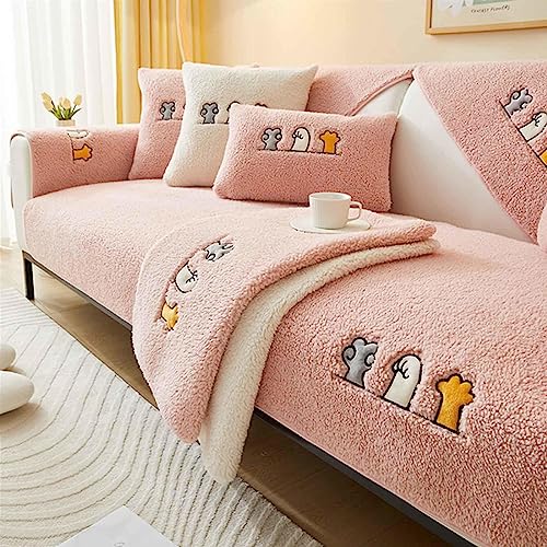MTHGH sofaschutz，Samt rutschfest l Form 1 2 3 4 Sitzer Sofabezug ，sofaschoner Katze Hund Decke ecksofa Outdoor Sofa Überwurf,B-70x90cm von MTHGH