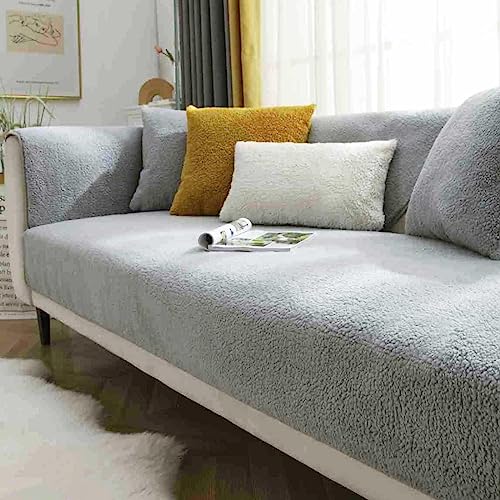 MTHGH sofaschutz，Samt rutschfest l Form 1 2 3 4 Sitzer Sofabezug ，sofaschoner Katze Hund Decke ecksofa Outdoor Sofa Überwurf,J-110x210cm von MTHGH