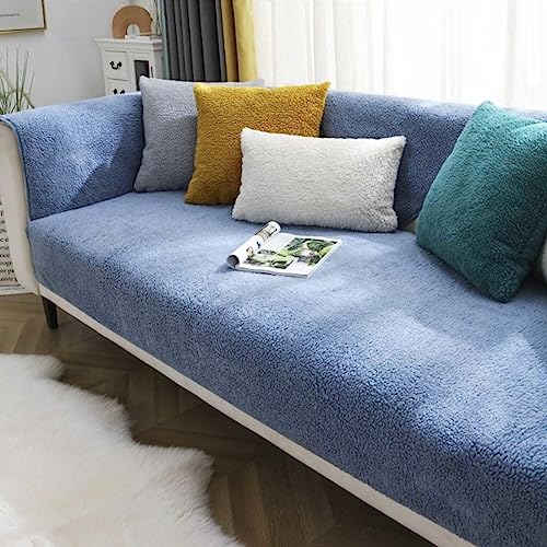 MTHGH sofaschutz，Samt rutschfest l Form 1 2 3 4 Sitzer Sofabezug ，sofaschoner Katze Hund Decke ecksofa Outdoor Sofa Überwurf,K-110x180cm von MTHGH