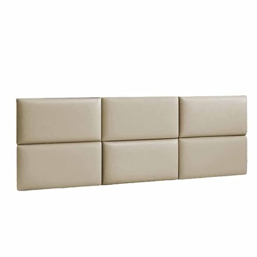 Wandpaneele Gepolstert Wandkissen Selbstklebend 3d Selbstklebend Wandaufkleber Paneele Wand,Wandkissen Bett Selbstklebend Leder Polsterpaneel Wandkissen Abnehmbar Schutzplatte(2,Width120*Height40) von MTHGH
