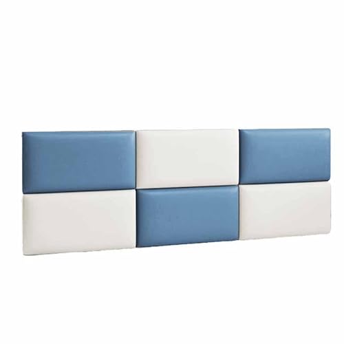 Wandpaneele Gepolstert Wandkissen Selbstklebend 3d Selbstklebend Wandaufkleber Paneele Wand,Wandkissen Bett Selbstklebend Leder Polsterpaneel Wandkissen Abnehmbar Schutzplatte(6,Width150*Height50) von MTHGH