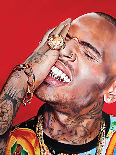 Target Store Chris Brown American Singer Poster 30,5 x 45,7 cm von MTKCO