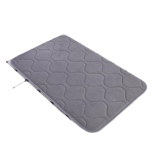 MTKSFDC Badematte rutschfest Geprägte Badezimmer-Badematte, Korallenvlies, Rutschfester Teppich in der Badewanne, Bodenteppich, Duschraum, Fußmatte, Memory-Schaum-Pad(Qy49,40x60cm) von MTKSFDC