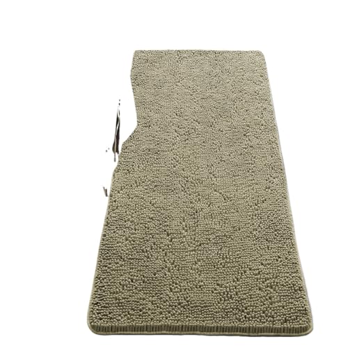 MTKSFDC Badematte rutschfest Verdickte Badezimmer-Anti-Rutsch-Badematte mit wasserabsorbierendem Badezimmerteppich, Eingangskorridor-Fußmatten-Teppich(Color-04,61cmx152cm) von MTKSFDC