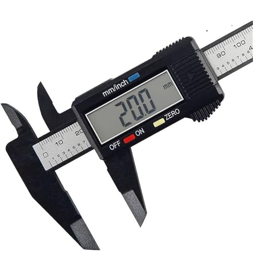 Messschieber 150mm Electronic Digital Caliper Dial Vernier Caliper Gauge Micrometer Measuring Tool Digital Ruler Excluding Batteries von MTKSFDC