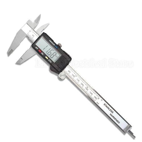 Messschieber 1Pc Measuring Tool Stainless Steel Digital Caliper 150mm 200mm 300mm Digital Vernier Calipers Measure Measuring Instrument(0-150MM) von MTKSFDC