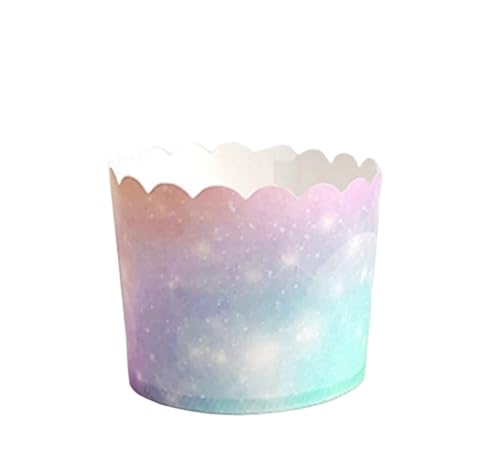 Muffins PapierföRmchen 100 Stück Muffin Cupcake Papierförmchen Backförmchen Hochzeit Kuchenform Kuchen Dekorieren Werkzeuge Küche Backenwerkzeuge(Style A,M) von MTKSFDC