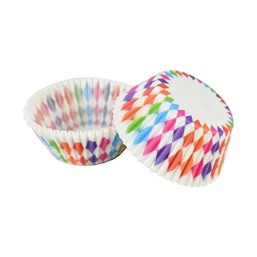 Muffins PapierföRmchen 200 Stücke Muffin Cupcake Pappbecher Cupcake Liner Backen Muffin Box Tasse Fall Party Tablett Kuchen Dekorieren Werkzeuge Geburtstag Party decor(Color 7) von MTKSFDC