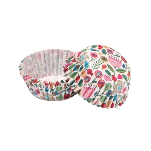 Muffins PapierföRmchen 300PCS Fett-proof Kuchen Papier Tassen Tier Blume Muffin Tasse Cupcake Backform Backformen DIY Gebäck Werkzeuge Küche zubehör(Color 9) von MTKSFDC