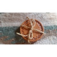 Untersetzer Mit Rand Stempel von MTLeatherCrafting